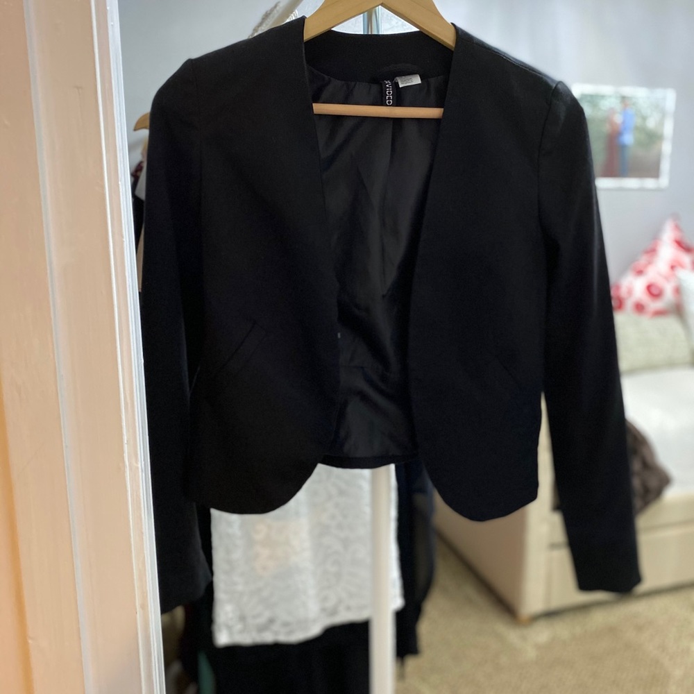 H&M black blazer - dress up or down
